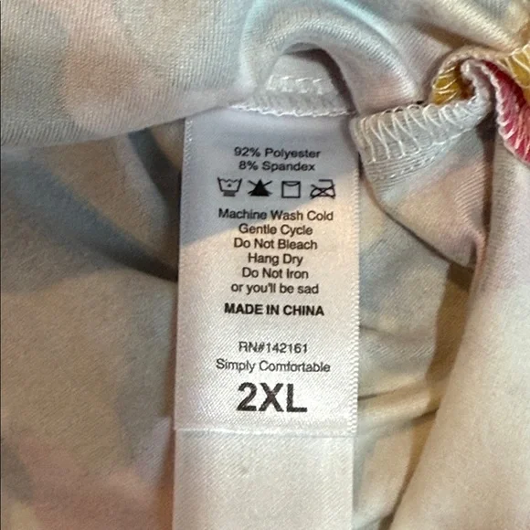 LuLaRoe Pastel Floral Top “Eliza” (2XL) - Picture 6 of 6